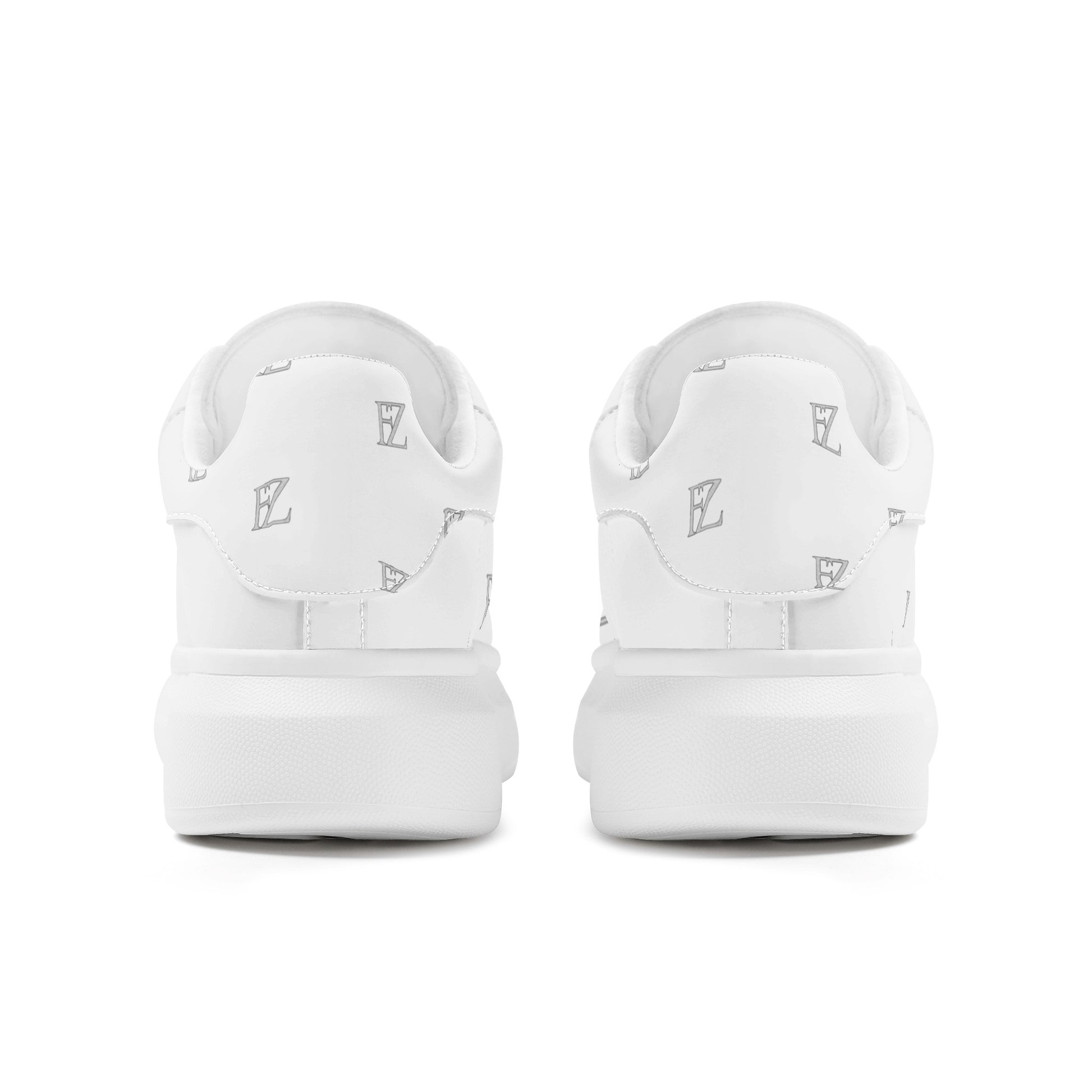 FZ Men's White Tongue Chunky Shoes - FZwear