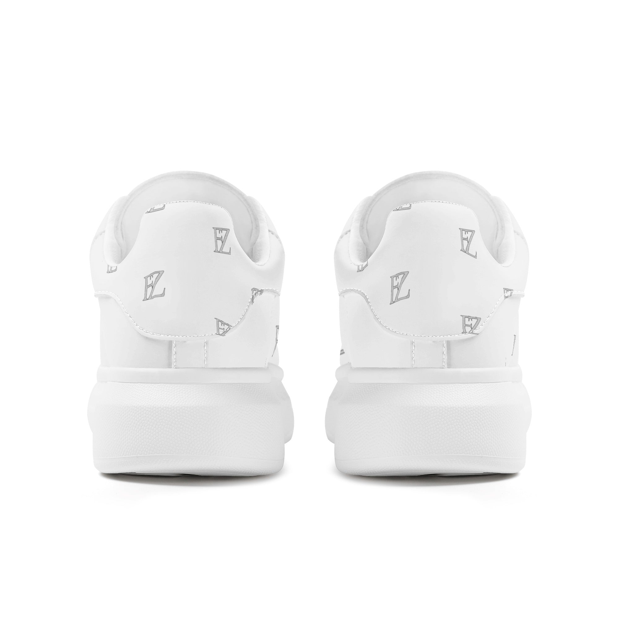 FZ Men's White Tongue Chunky Shoes - FZwear