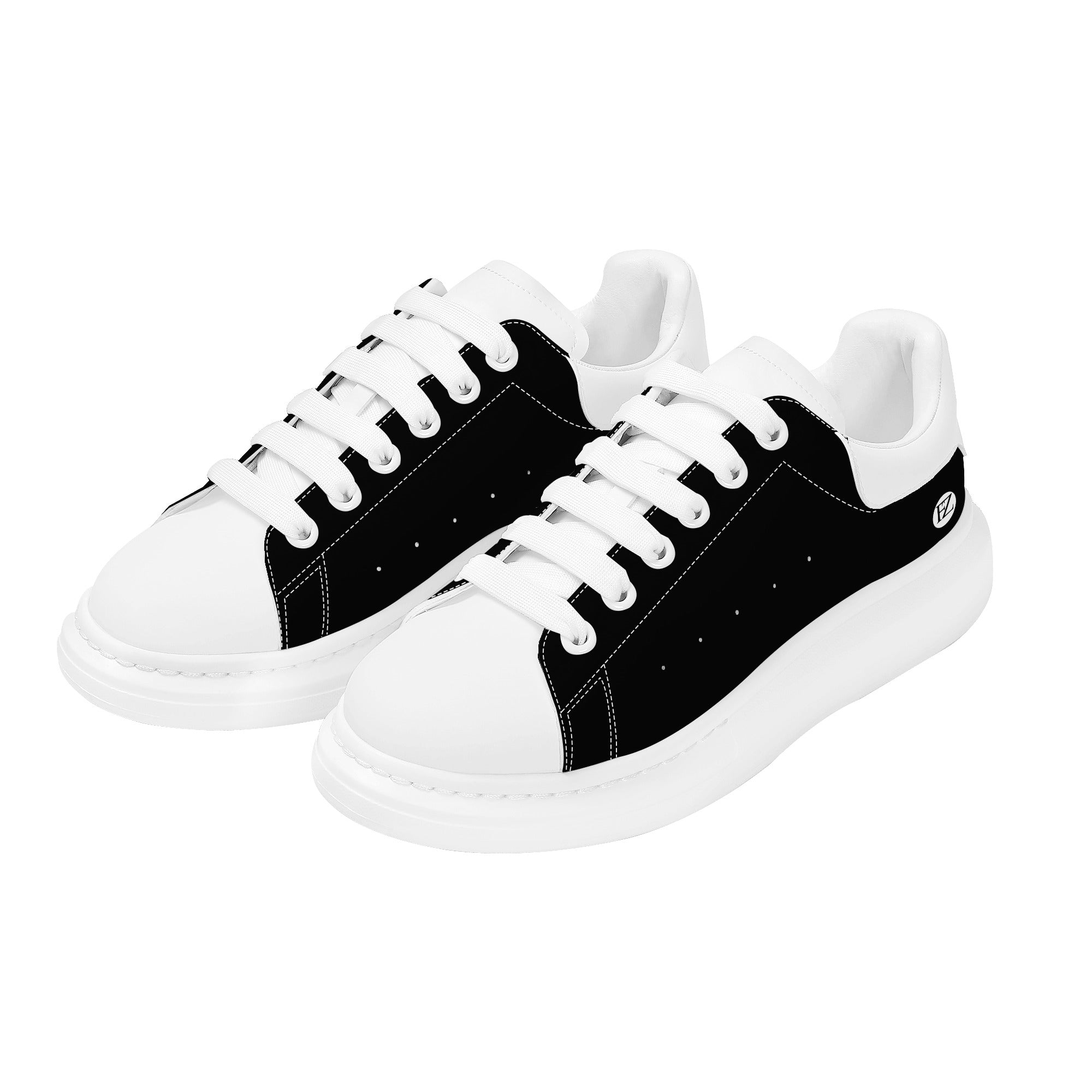 FZ Men's White Tongue Chunky Shoes - FZwear