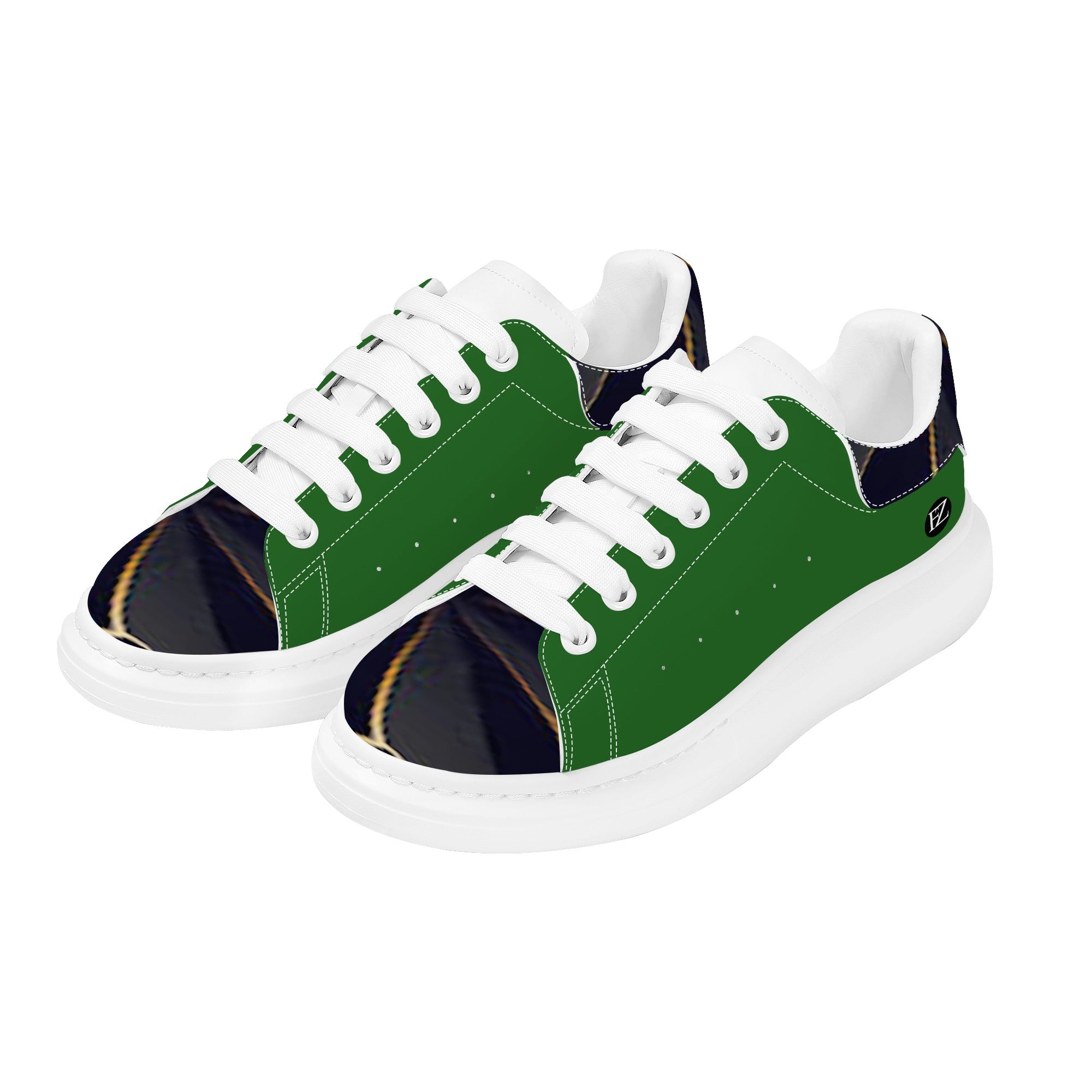 FZ Men's White Tongue Chunky Shoes - FZwear