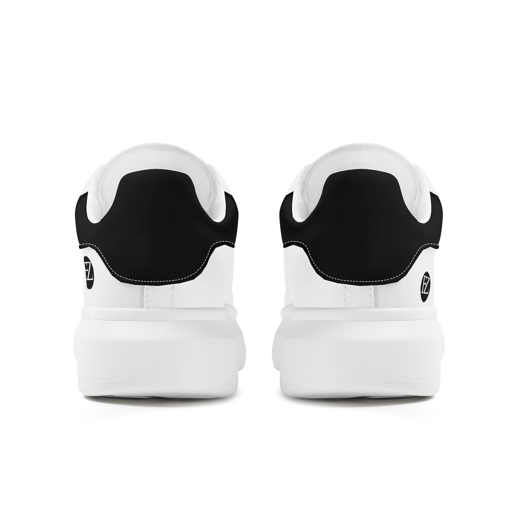 FZ Men's White Tongue Chunky Shoes - FZwear