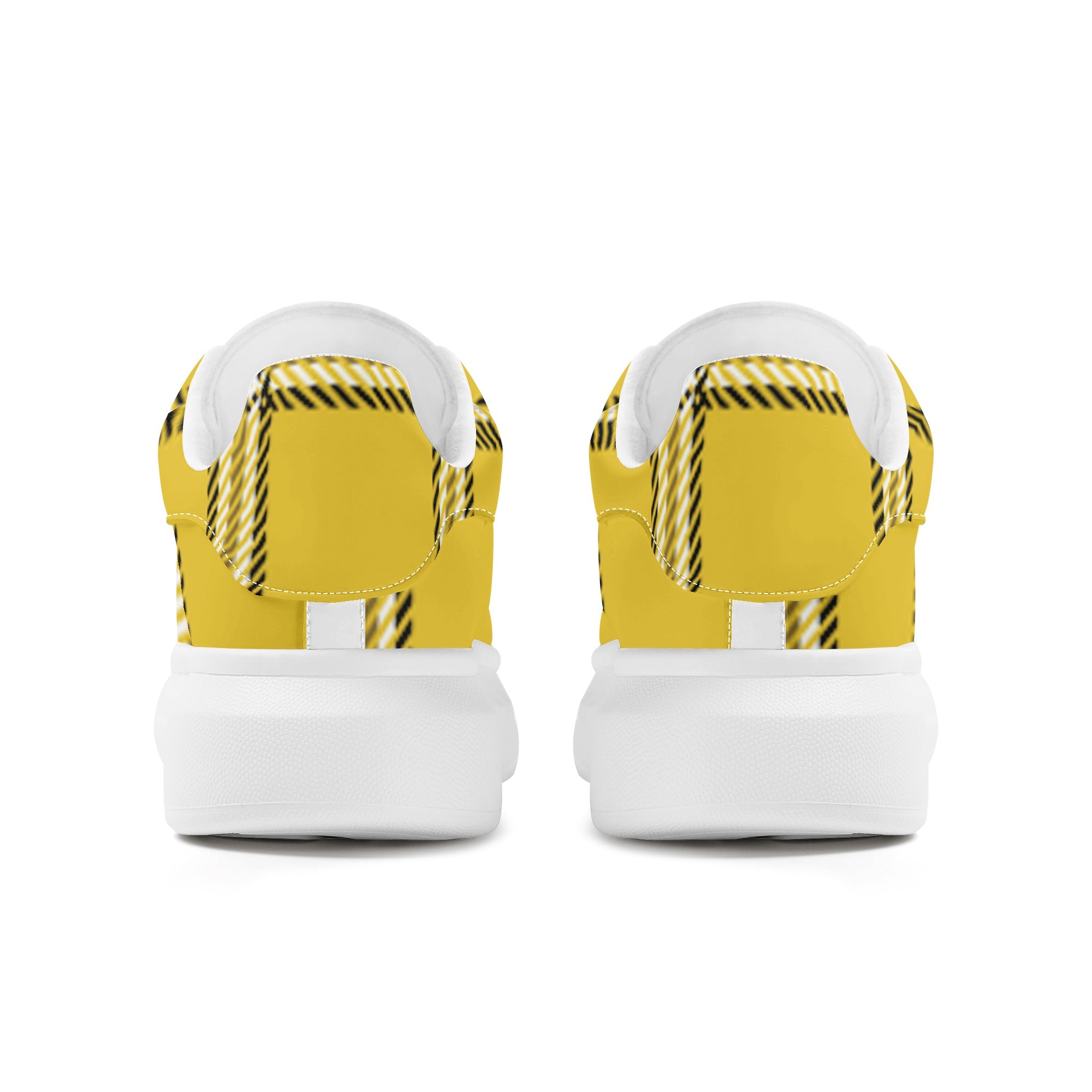 FZ Women's White Tongue Low Top Chunky Shoes - FZwear