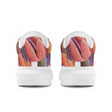 FZ Women's White Tongue Low Top Chunky Shoes - FZwear