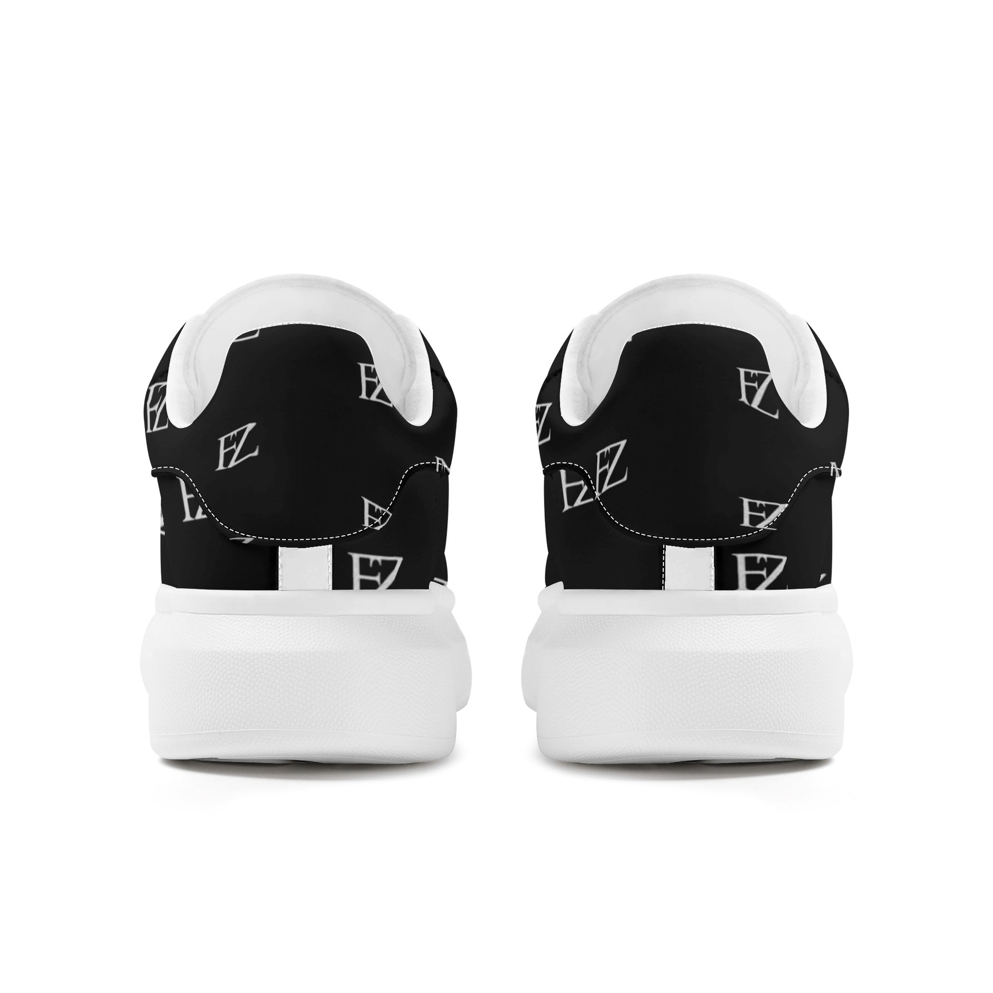 FZ Women's White Tongue Low Top Chunky Shoes - FZwear