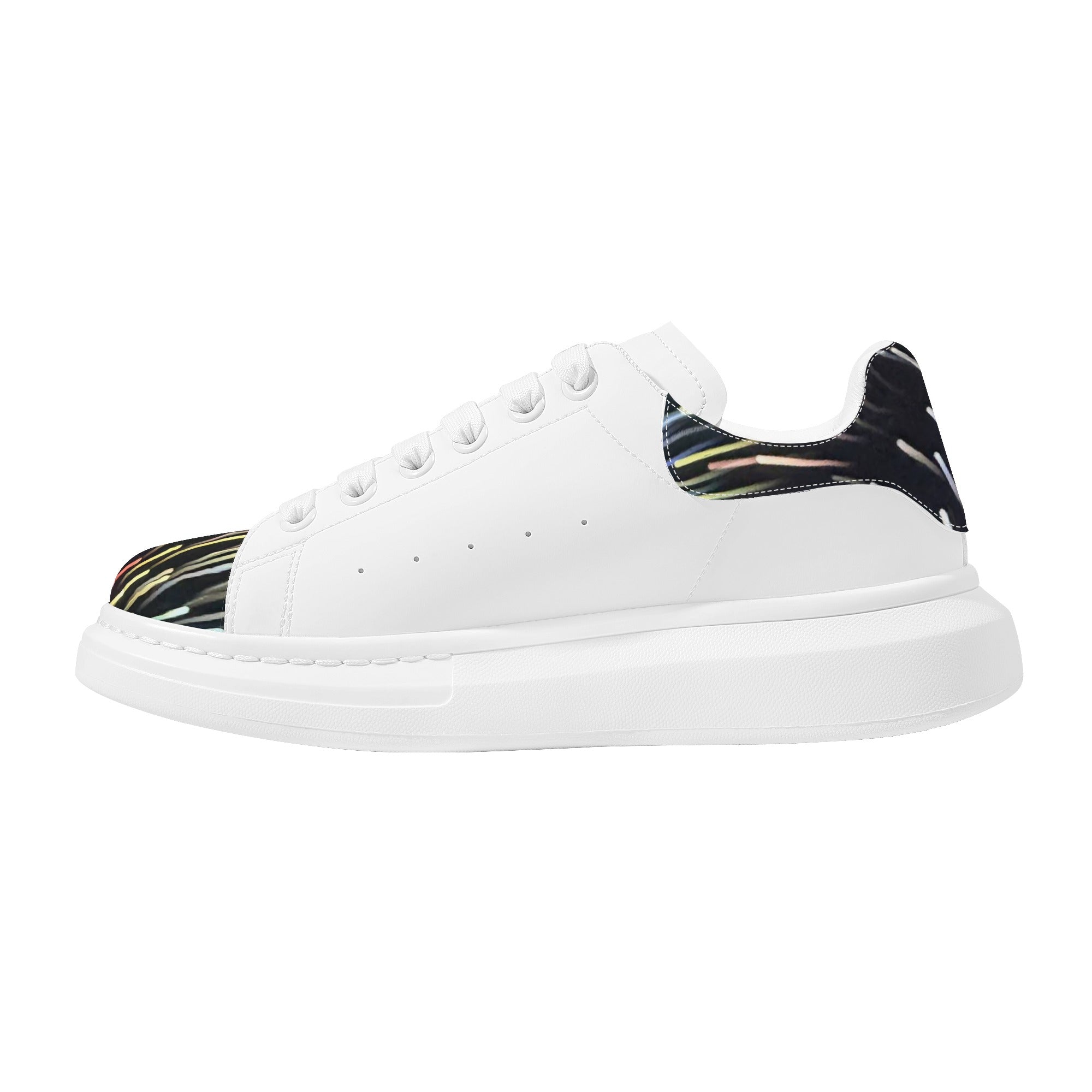 FZ Men's White Tongue Chunky Shoes - FZwear