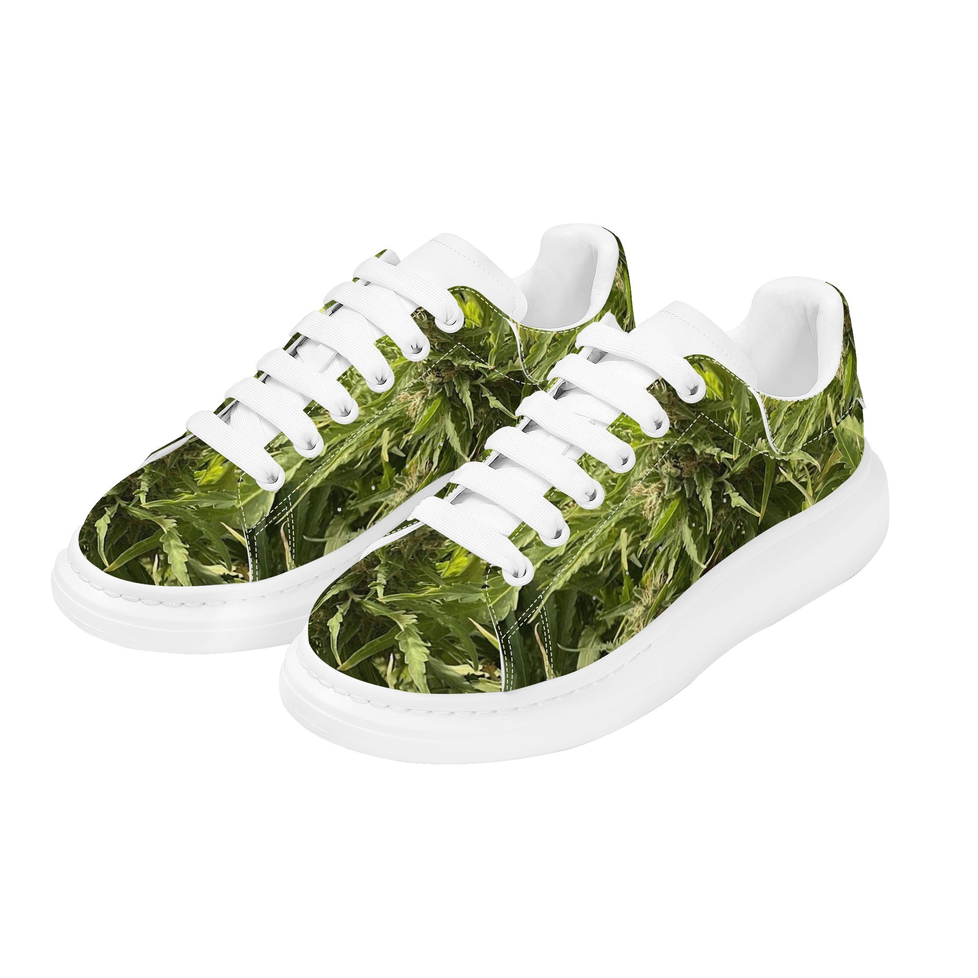 FZ Women's White Tongue Low Top Chunky Shoes - FZwear