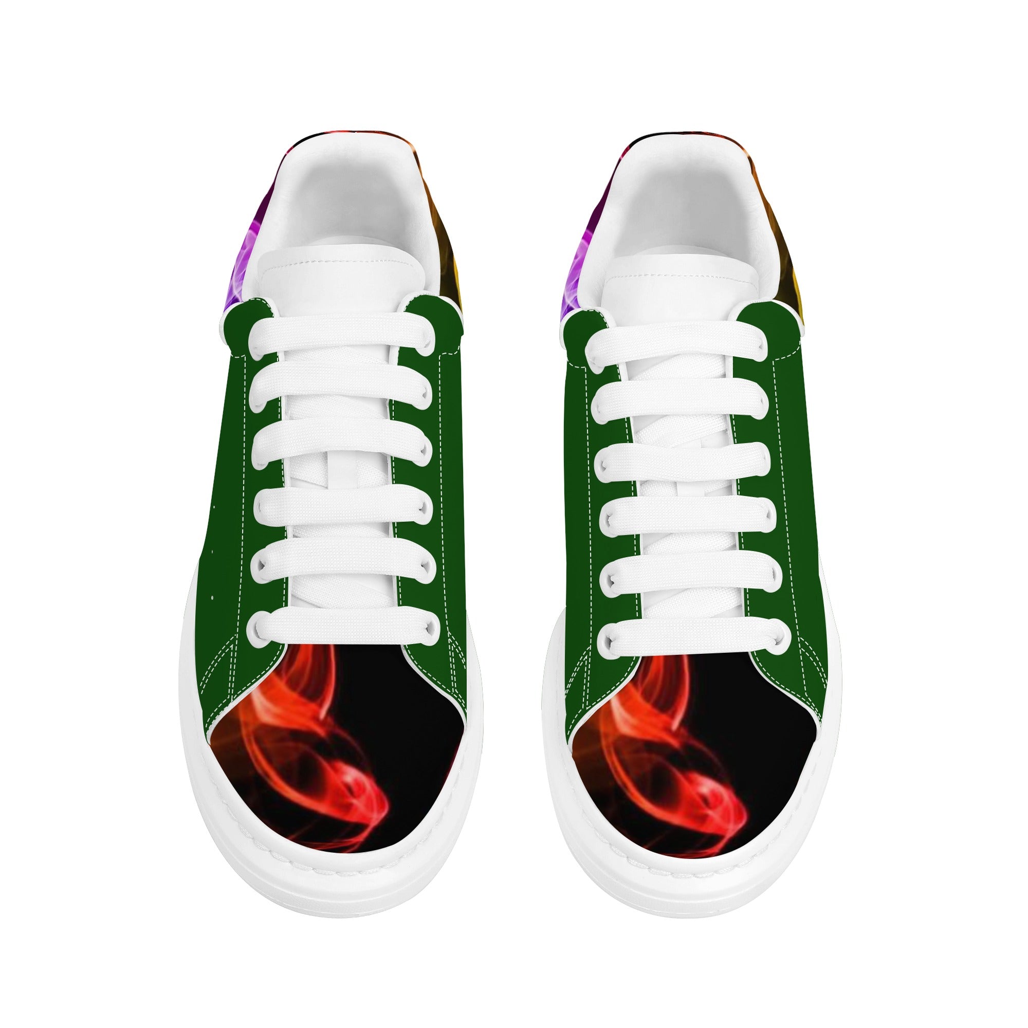 FZ Men's White Tongue Chunky Shoes - FZwear