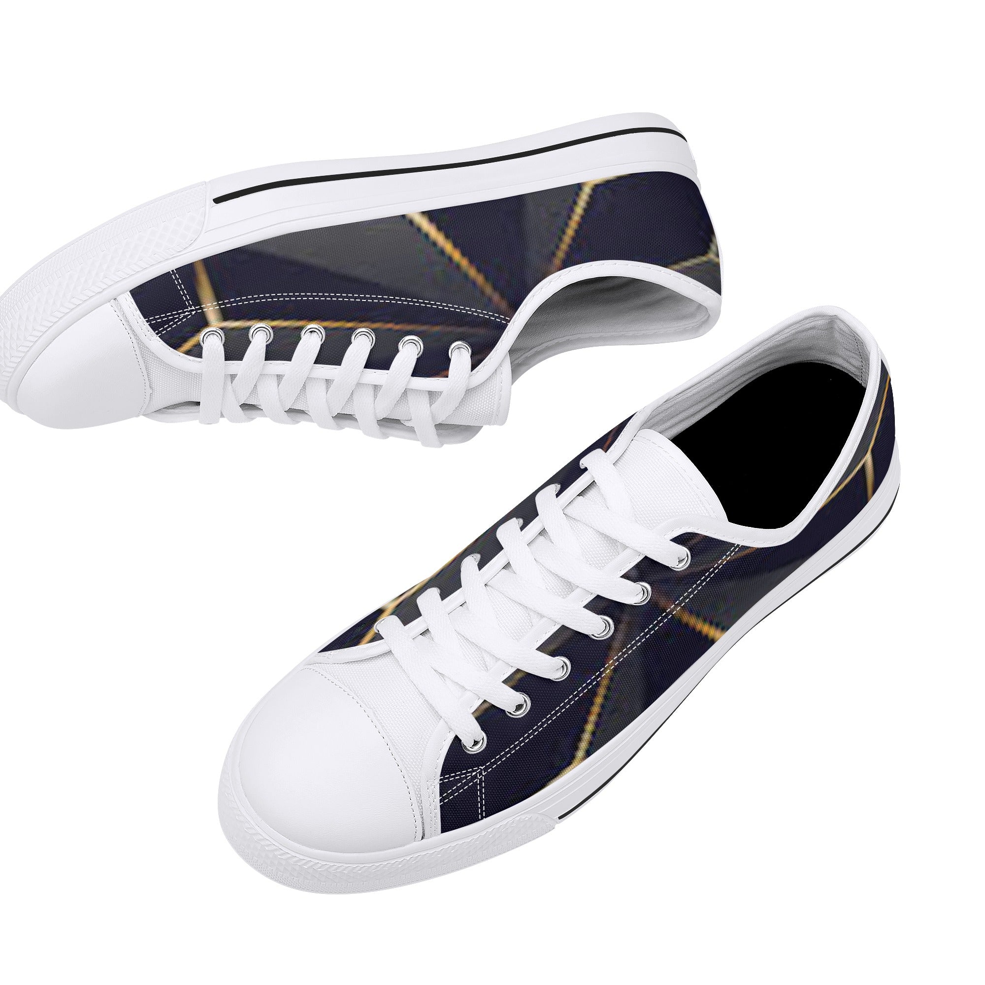 FZ Women's Lightweight White Tongue Canvas Shoes - FZwear
