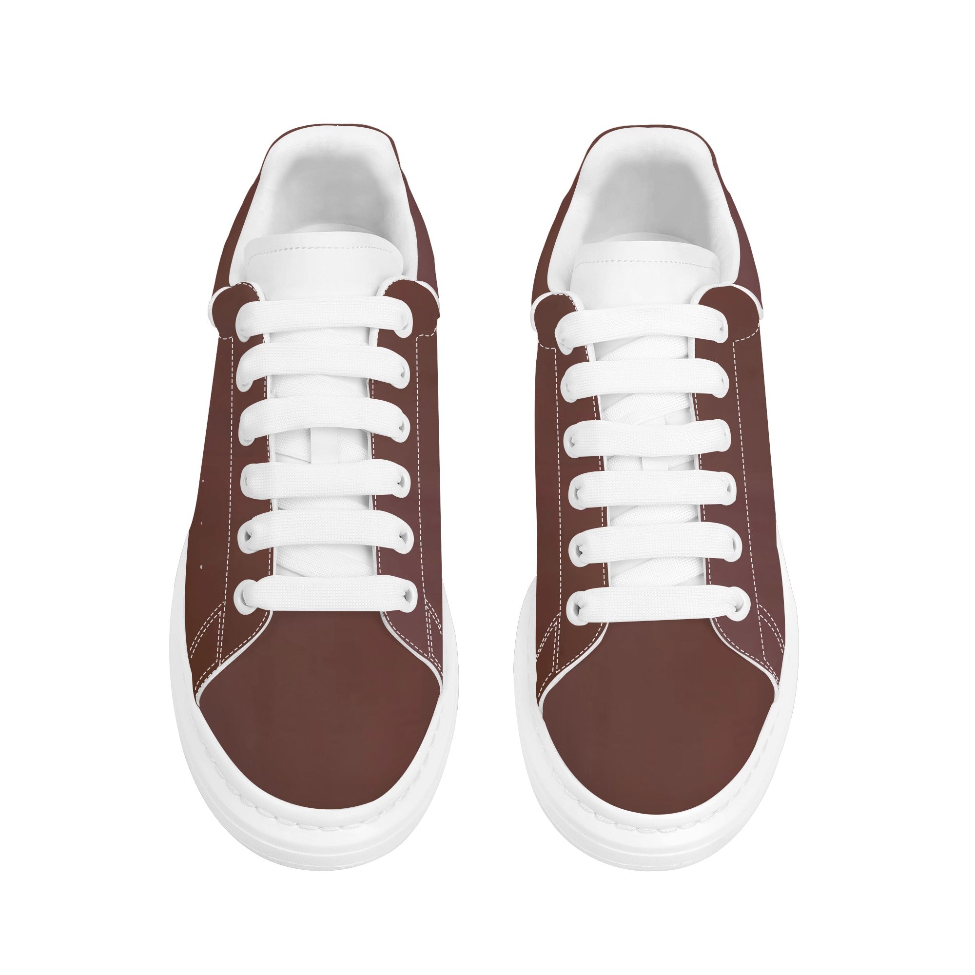 FZ Women's White Tongue Top Chunky Shoes - FZwear