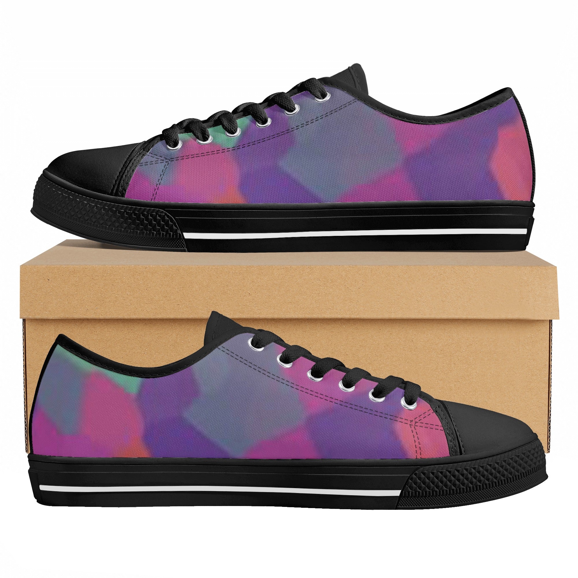 FZ Women's Lightweight White Tongue Canvas Shoes - FZwear