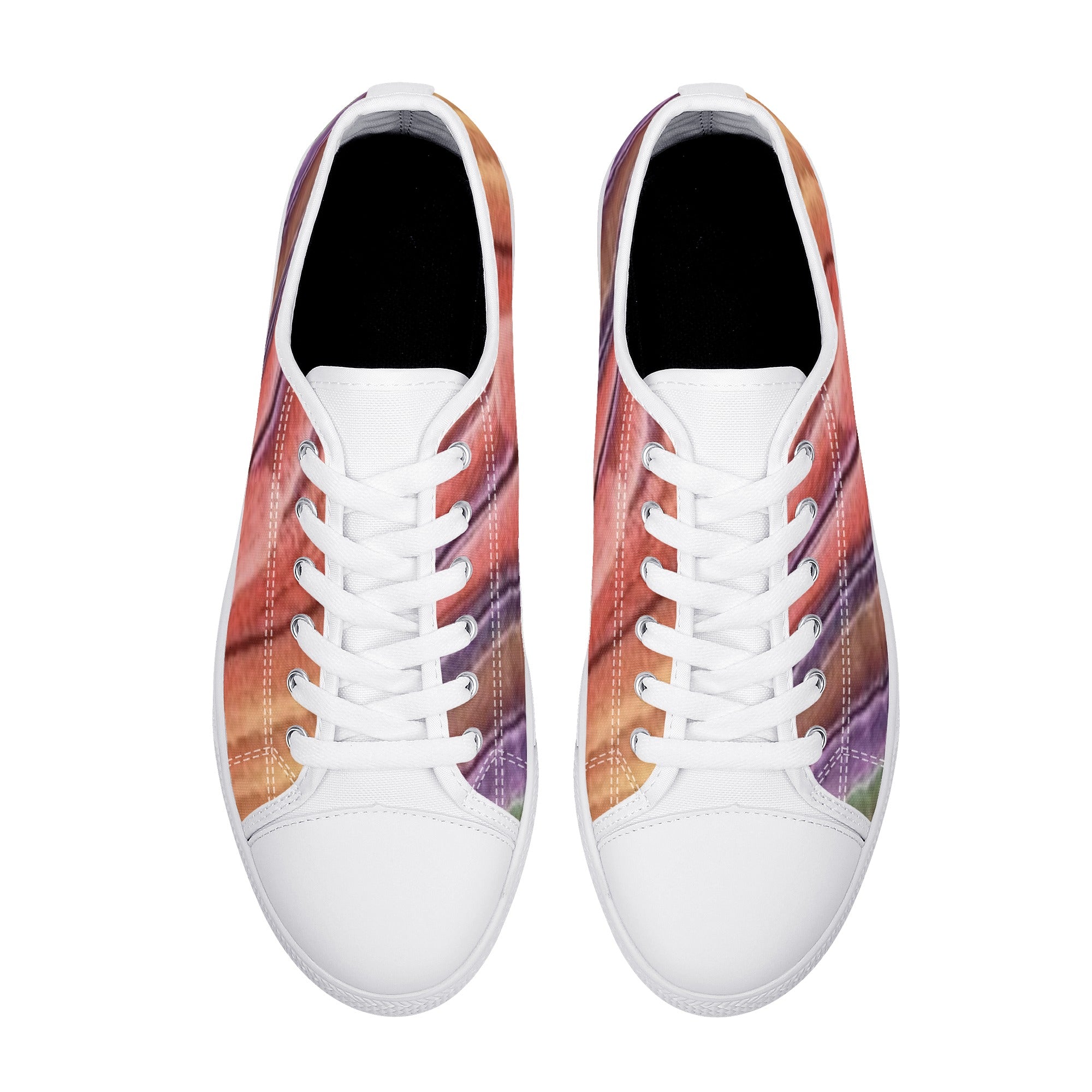 FZ Women's Lightweight White Tongue Canvas Shoes - FZwear