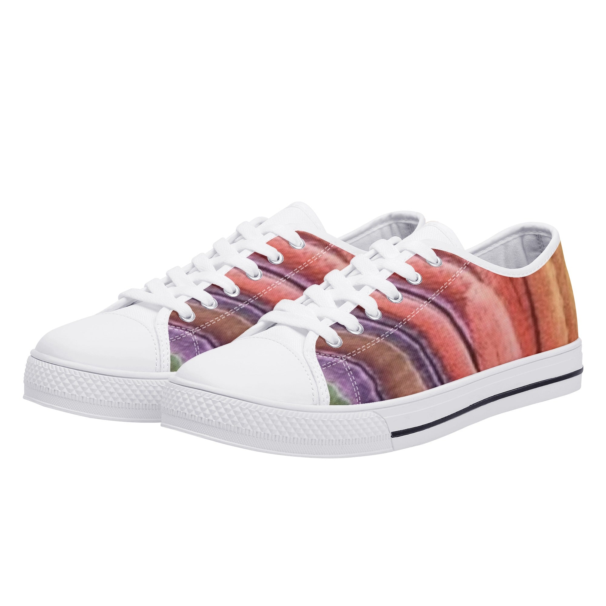 FZ Women's Lightweight White Tongue Canvas Shoes - FZwear
