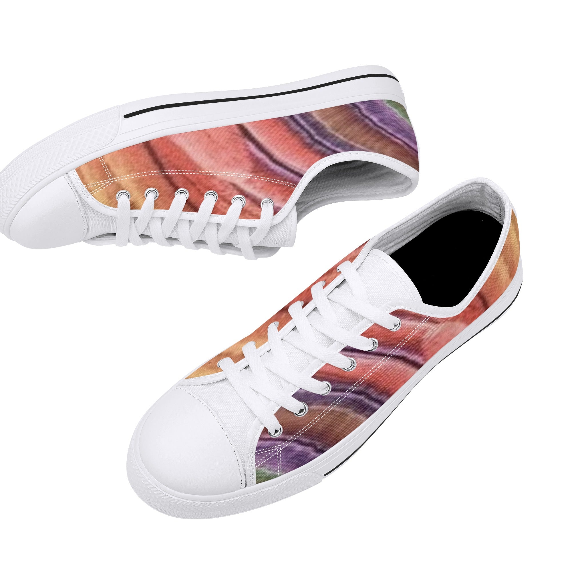 FZ Women's Lightweight White Tongue Canvas Shoes - FZwear