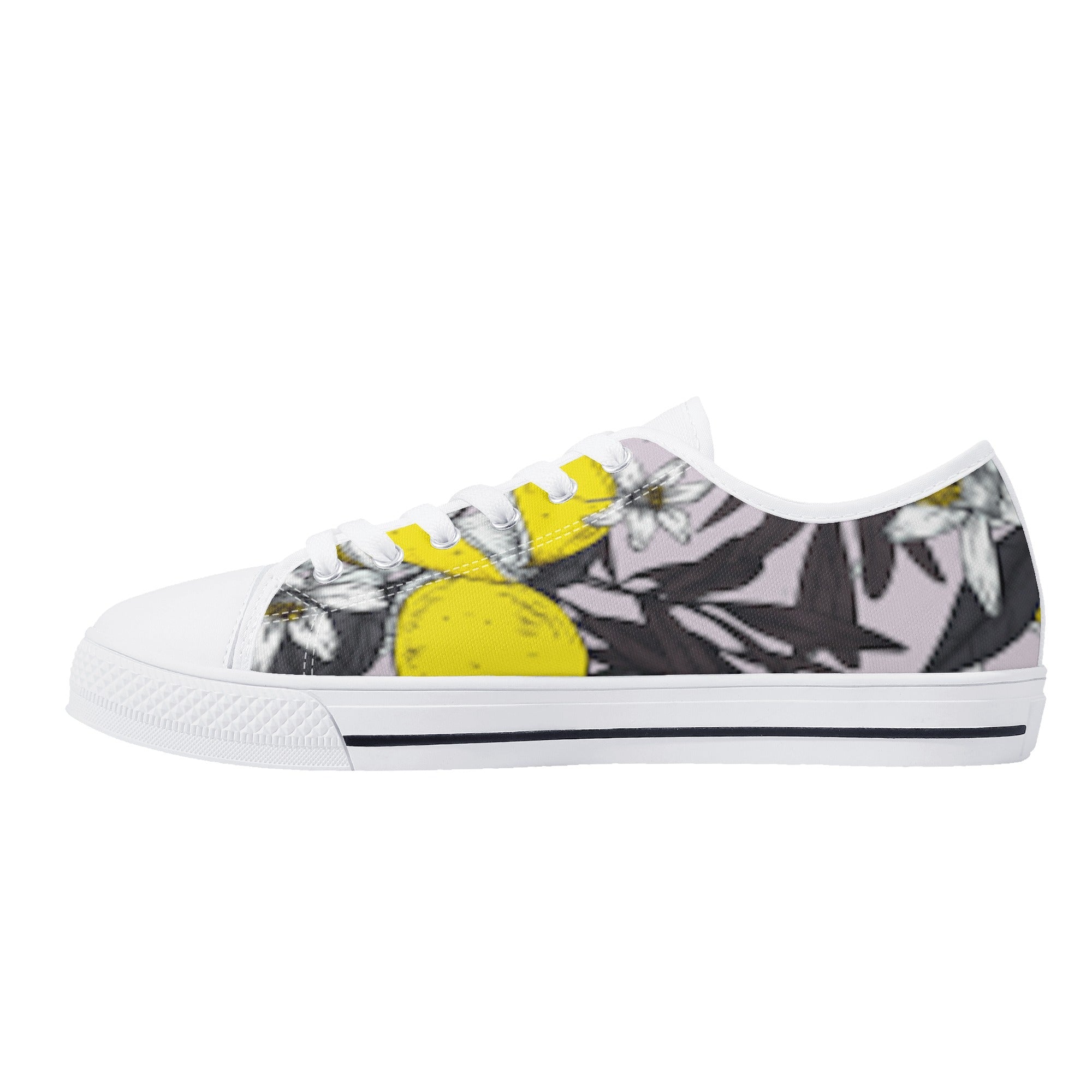 FZ Women's Lightweight White Tongue Canvas Shoes - FZwear