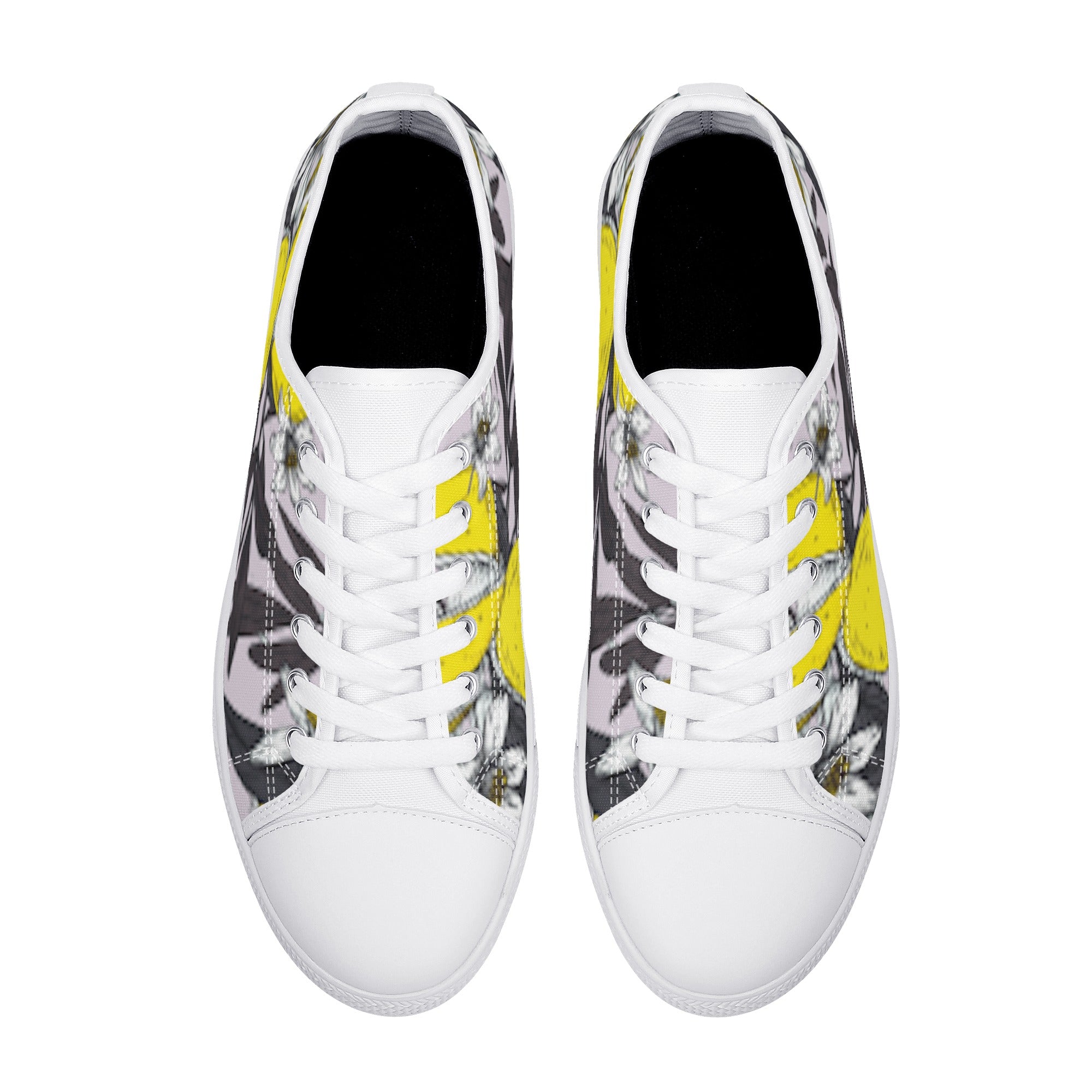 FZ Women's Lightweight White Tongue Canvas Shoes - FZwear