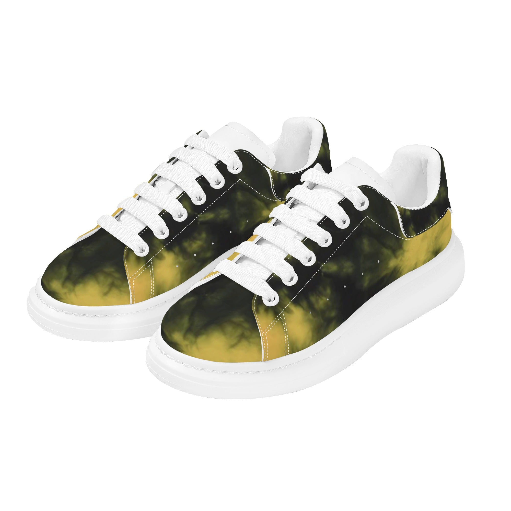 FZ Men's White Tongue Chunky Shoes - FZwear