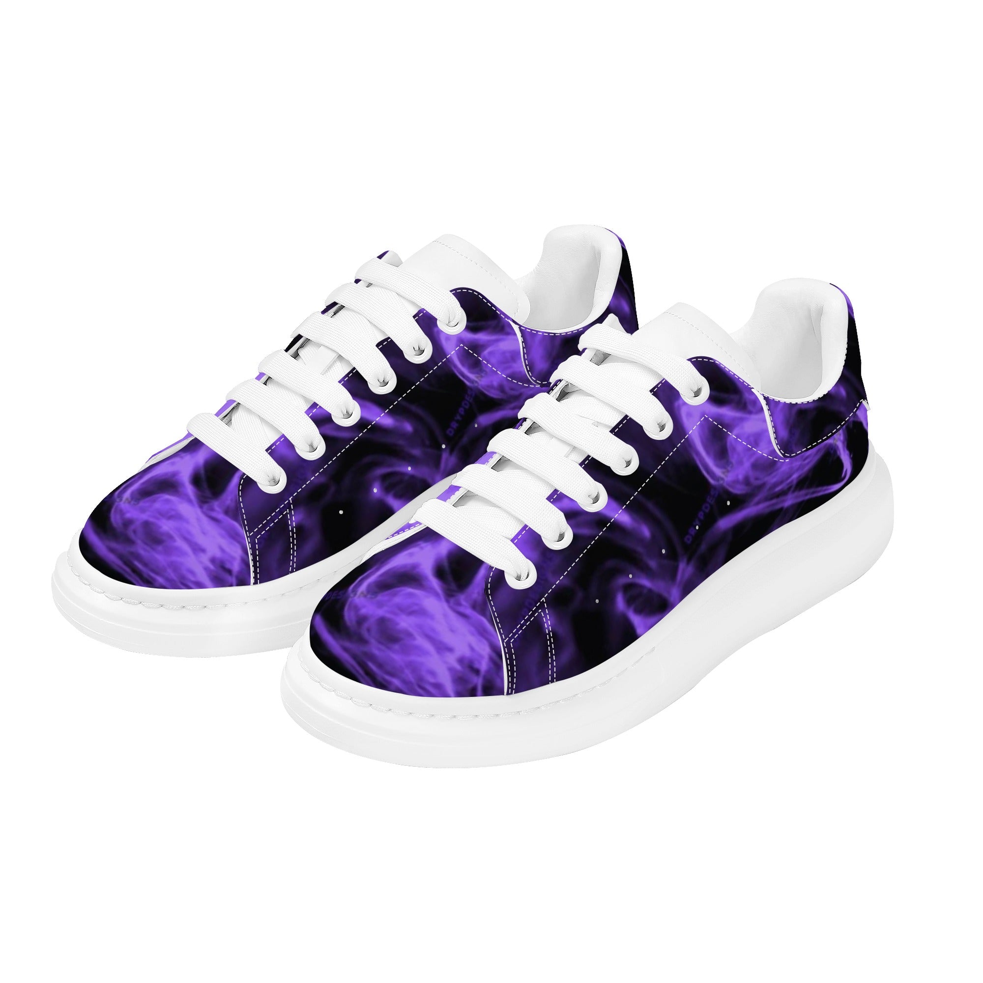 FZ Men's White Tongue Chunky Shoes - FZwear