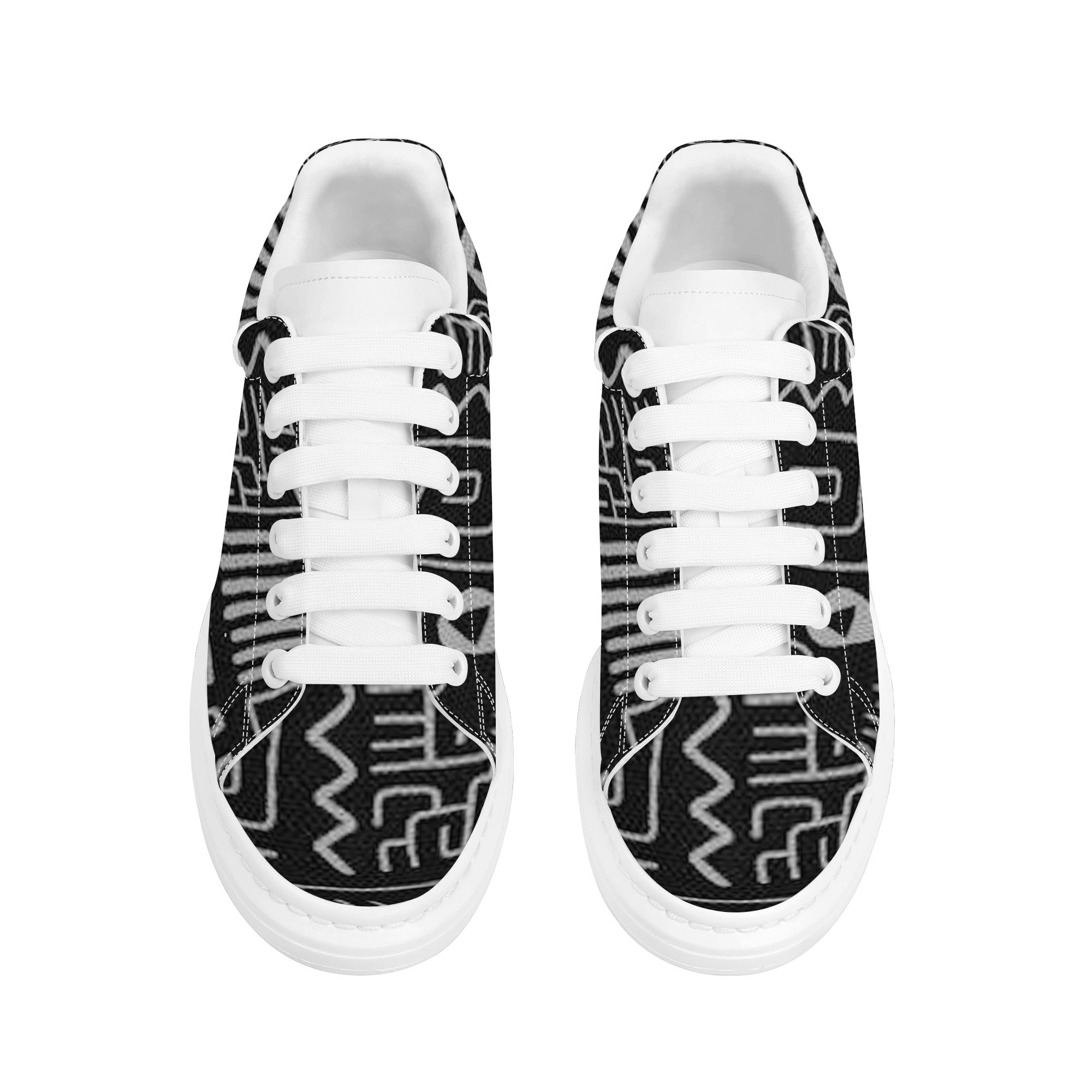 FZ Men's White Tongue Chunky Shoes - FZwear