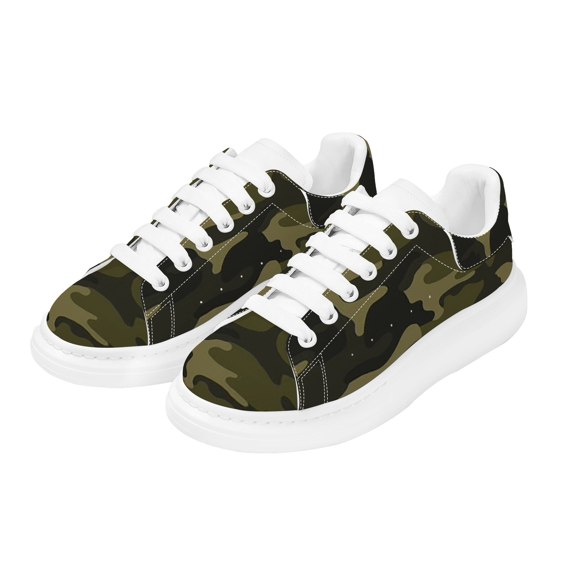 FZ Men's White Tongue Chunky Shoes - FZwear