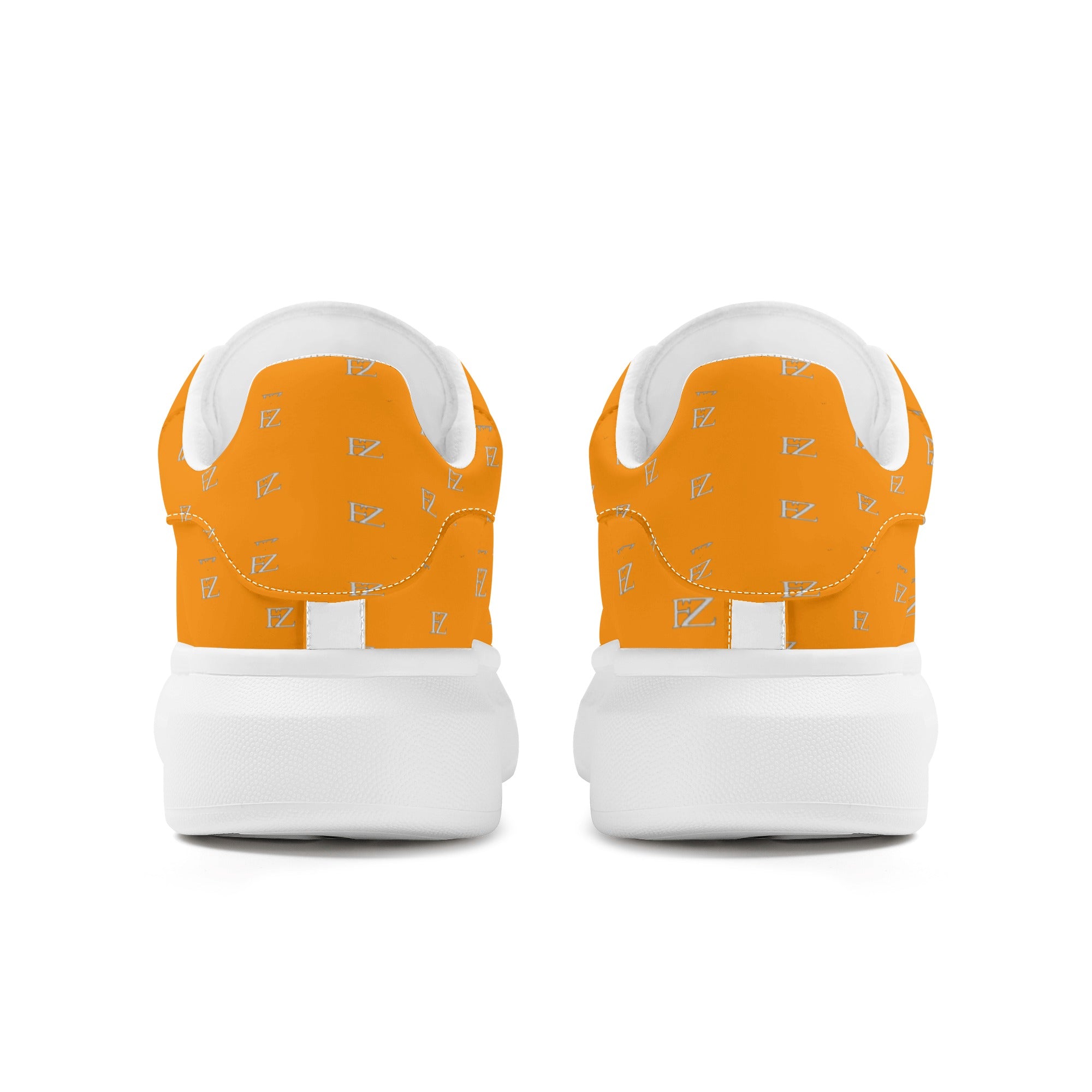 FZ Women's White Tongue Low Top Chunky Shoes - FZwear