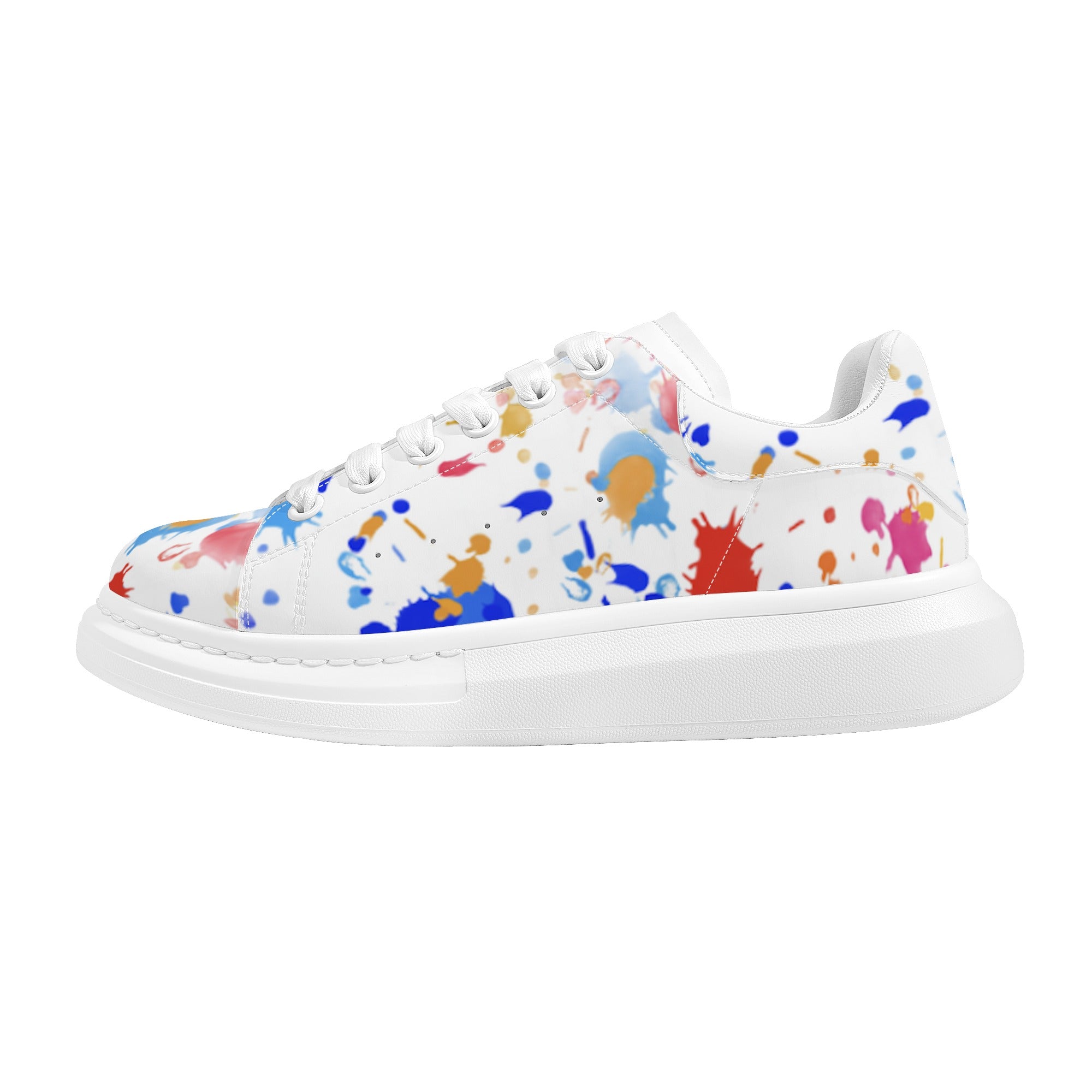 FZ Mens White Tongue Chunky Shoes - FZwear