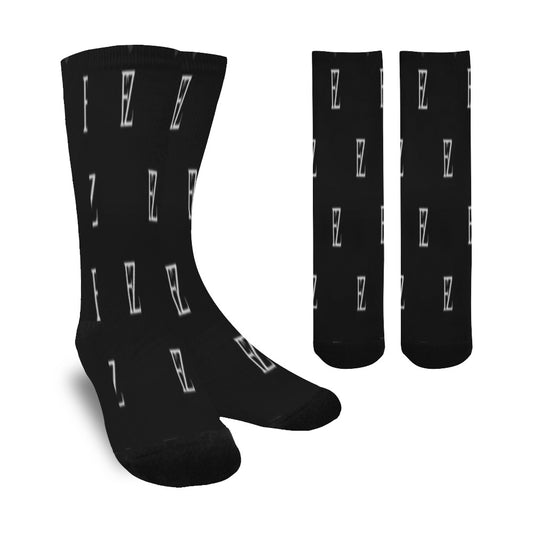 fz unisex socks one size / fz unisex socks - original sublimated crew socks (made in usa)