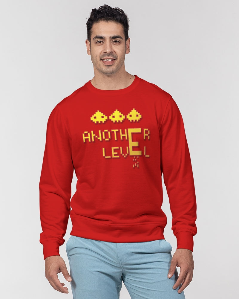 fire flite men's classic french terry crewneck pullover