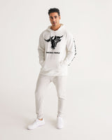 the white  bull men's hoodie