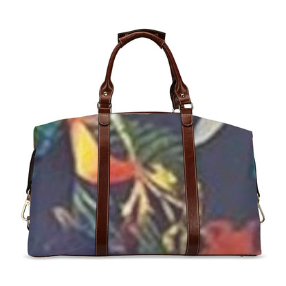 fz flowery travel bag flight bag(model 1643)