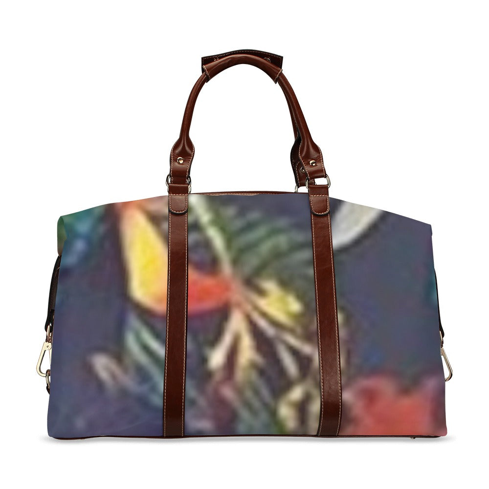 fz flowery travel bag flight bag(model 1643)