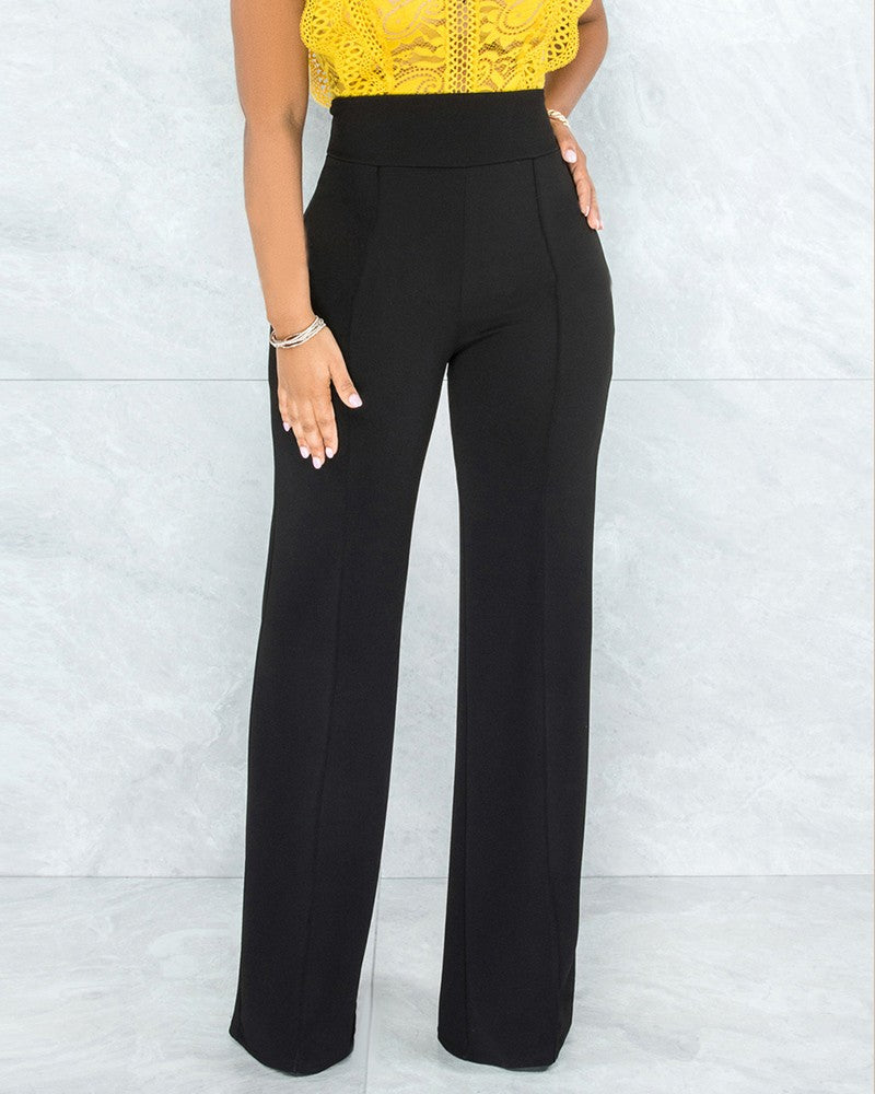 FZ Women's High Waist Straight Leg Pants - FZwear