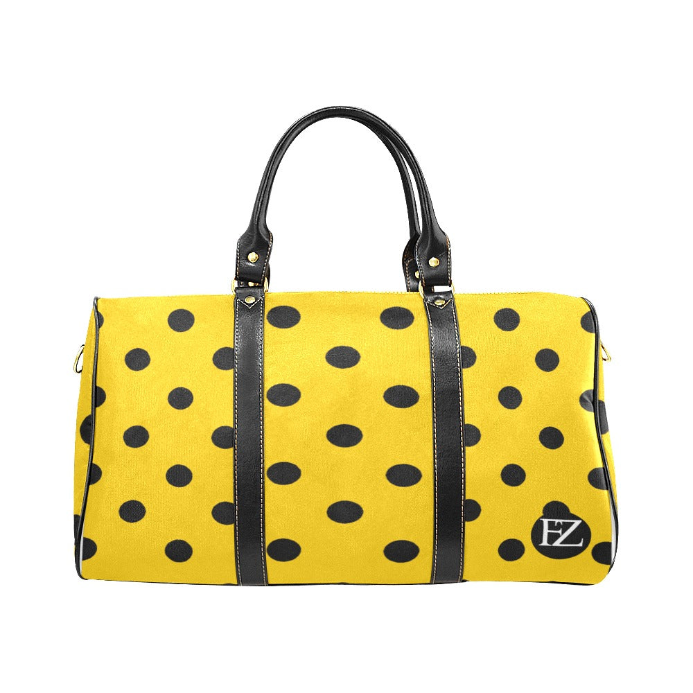 fz dot travel bag 2 one size / fz yellow dot travel bag travel bag (black) (model1639)