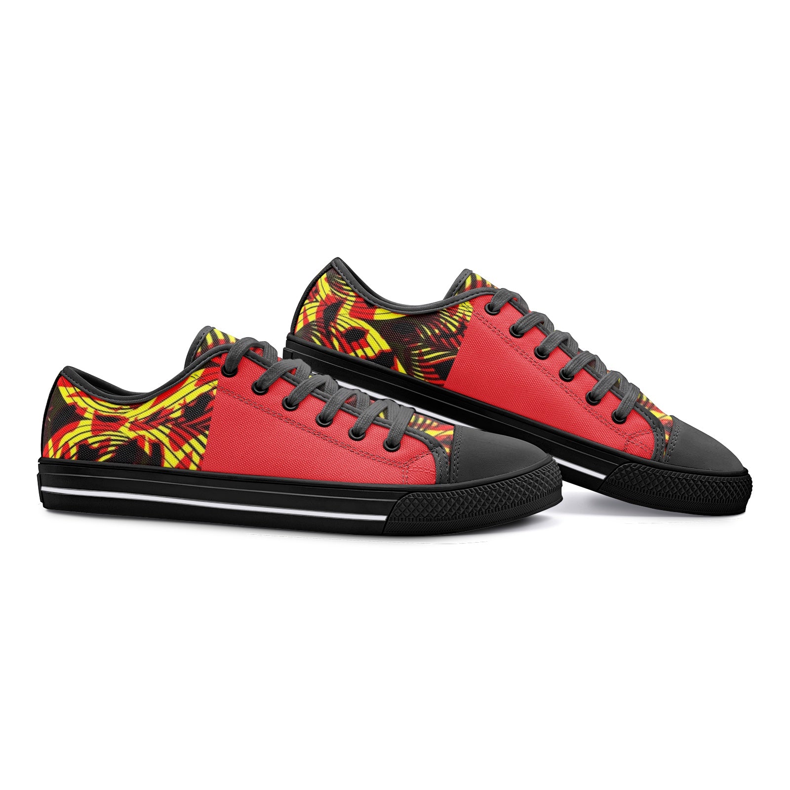 FZ African Print Unisex Low Top Canvas Shoes - FZwear