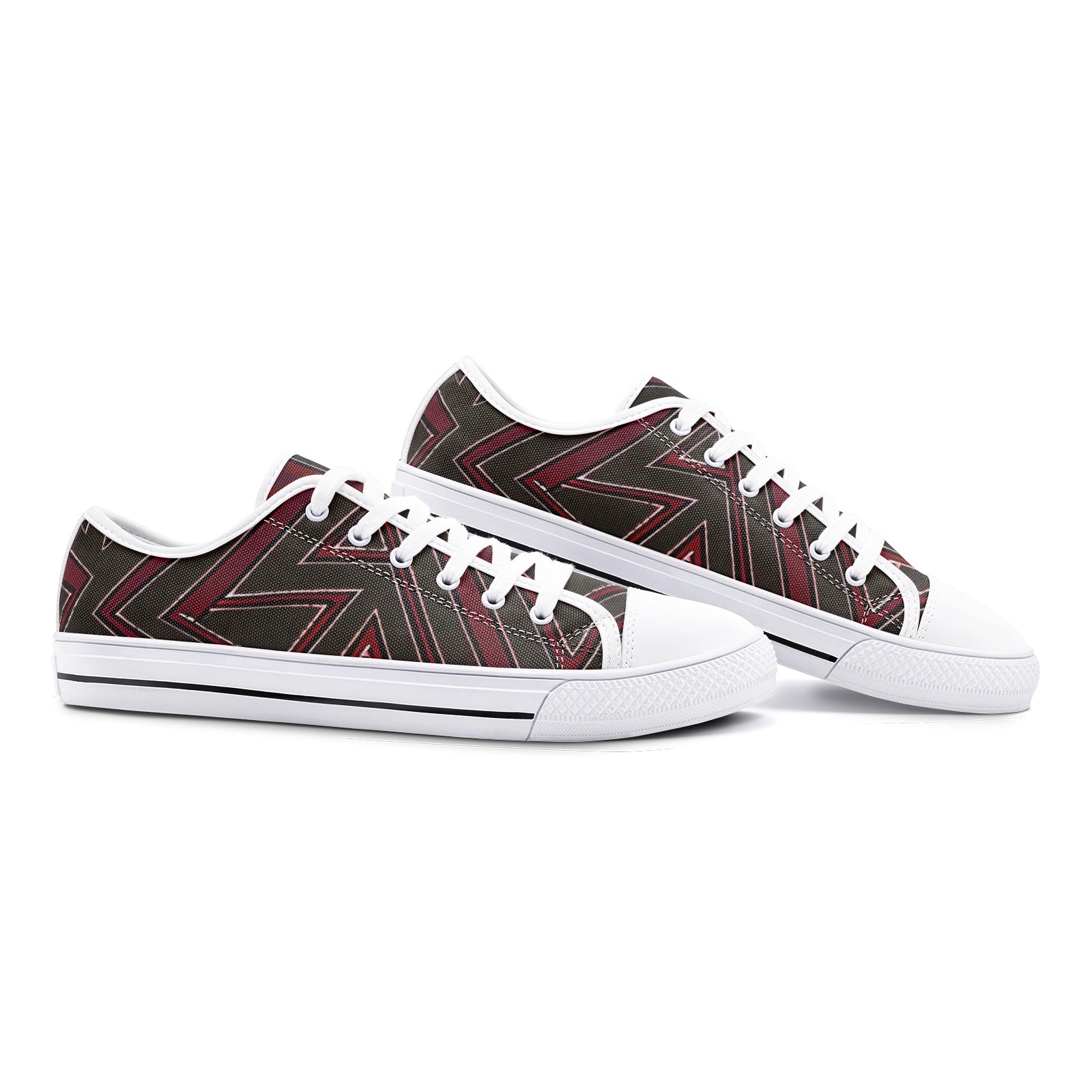 FZ African Print Unisex Low Top Canvas Shoes - FZwear