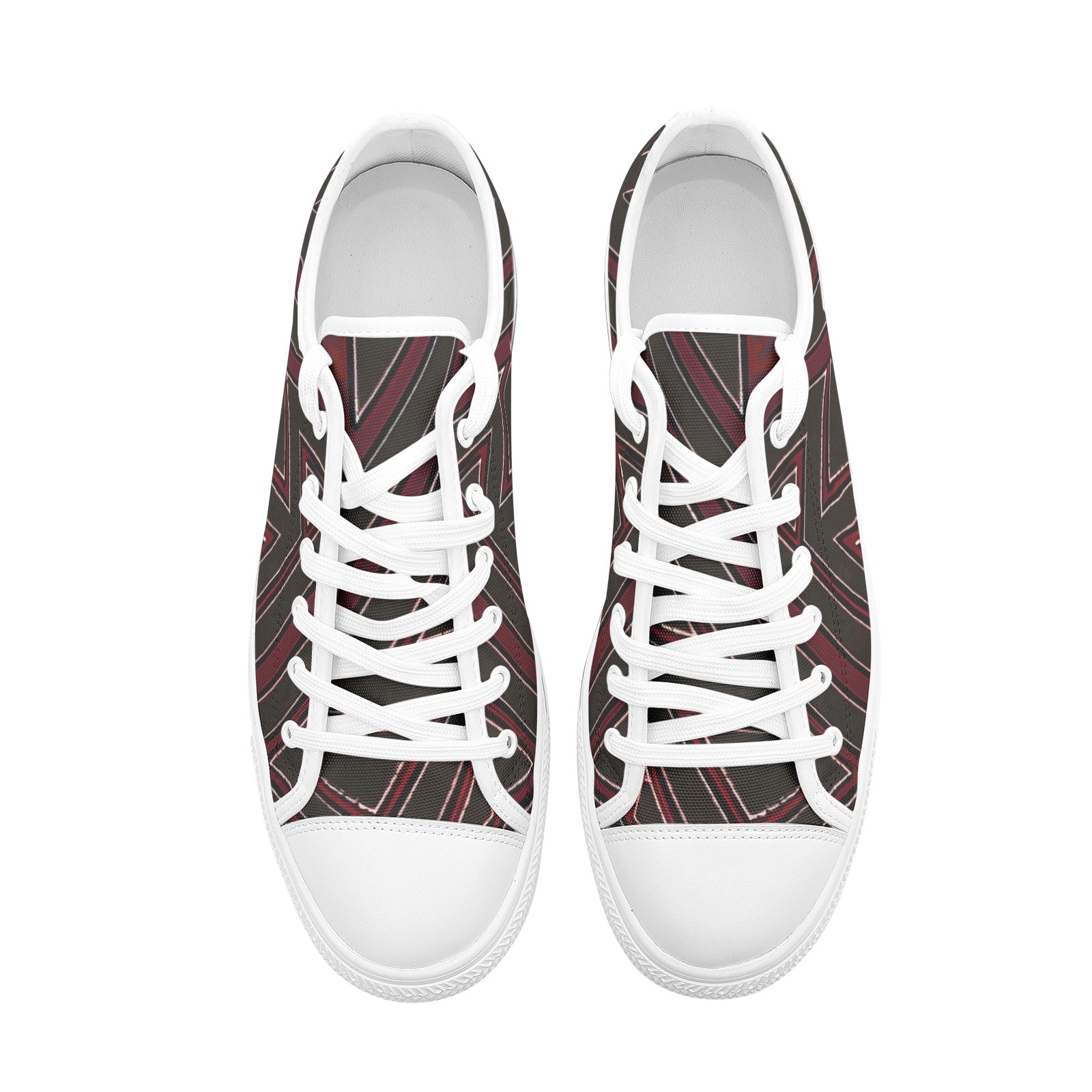 FZ African Print Unisex Low Top Canvas Shoes - FZwear