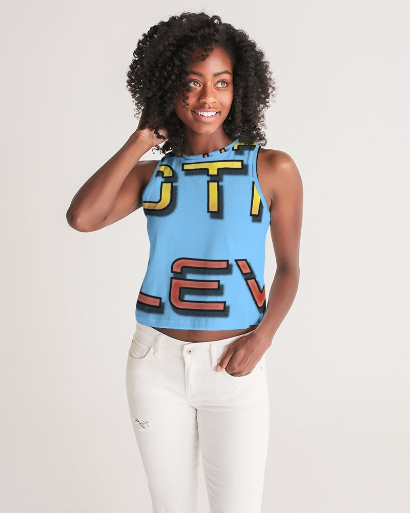 blue sky zone women's cropped tank