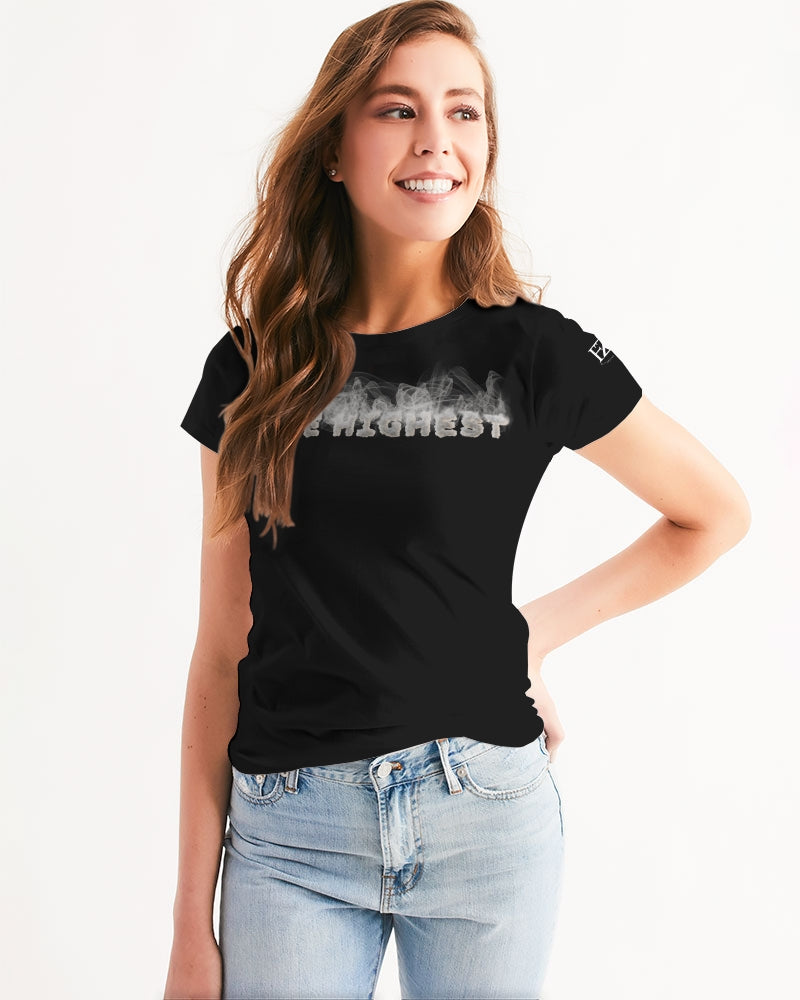 smokin black women's tee