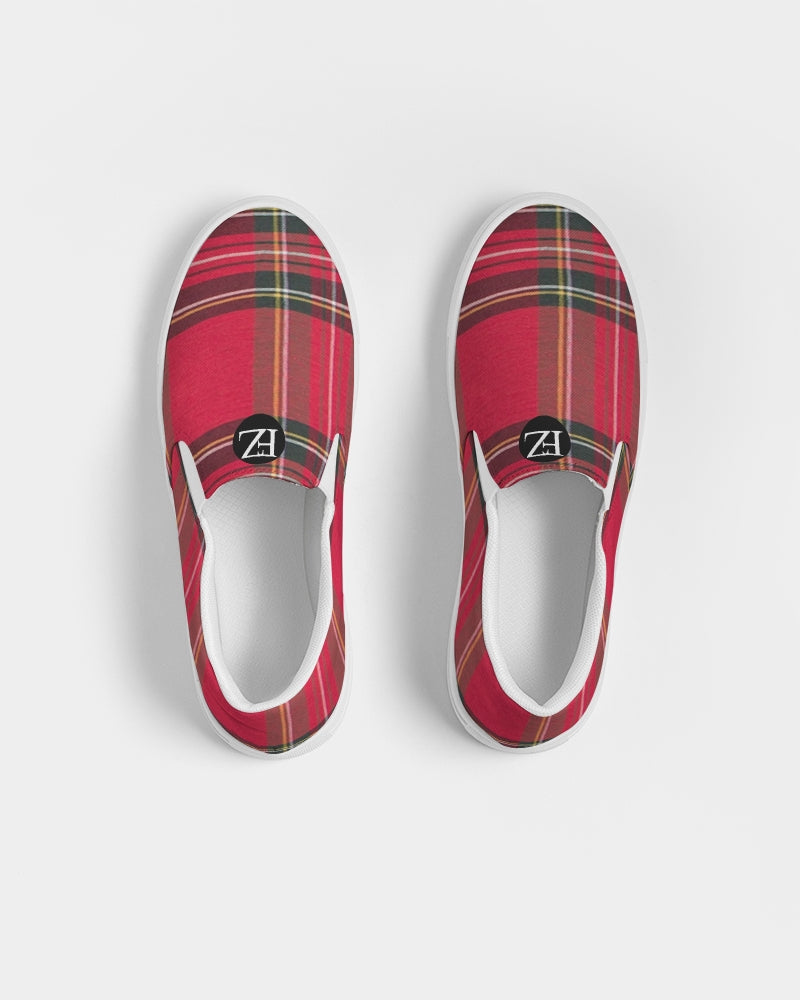 fz plaid too women's slip-on canvas shoe