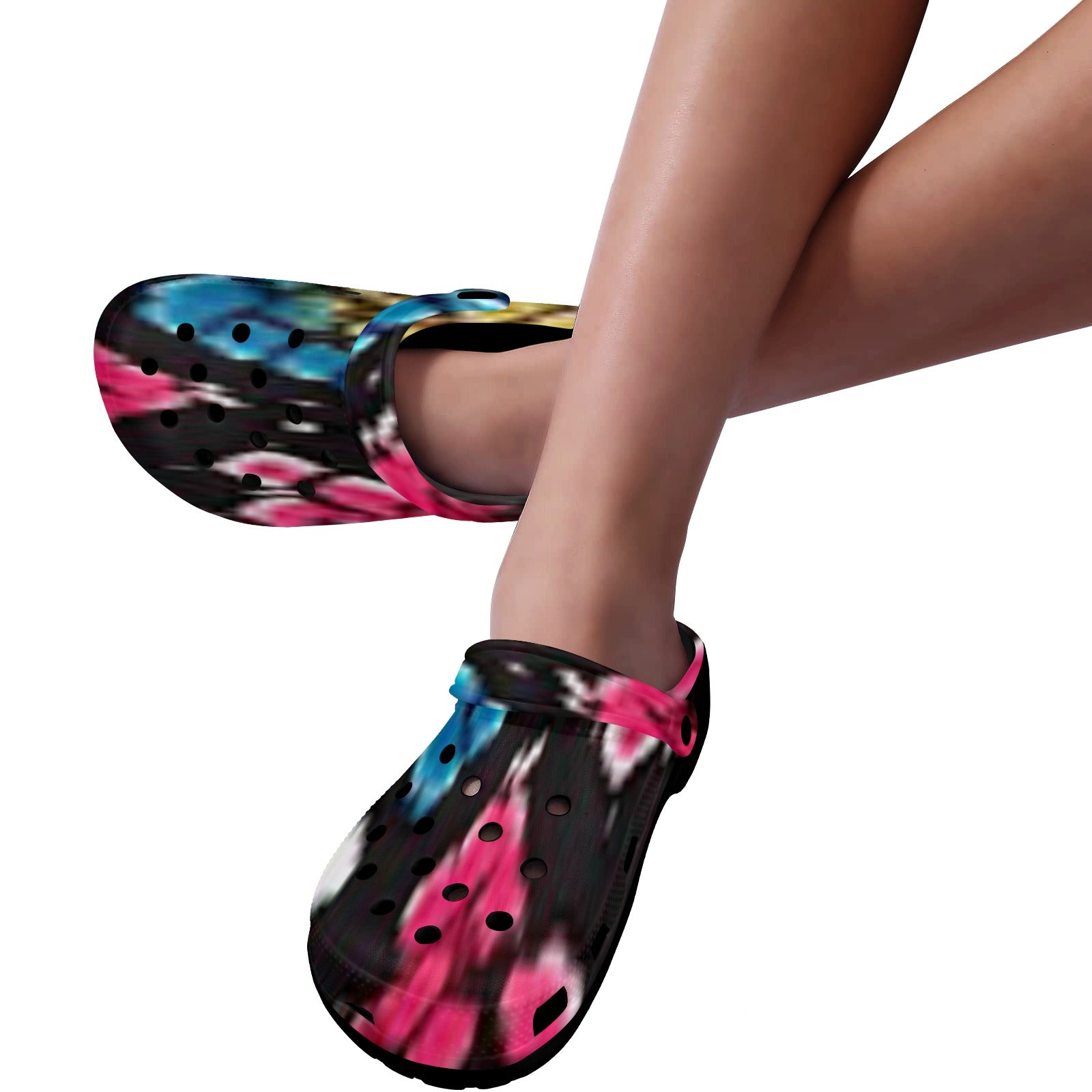fz unisex sandals - abstract custom print adults clogs
