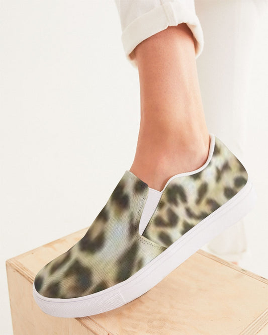 fz leopard zone women's slip-on canvas shoe