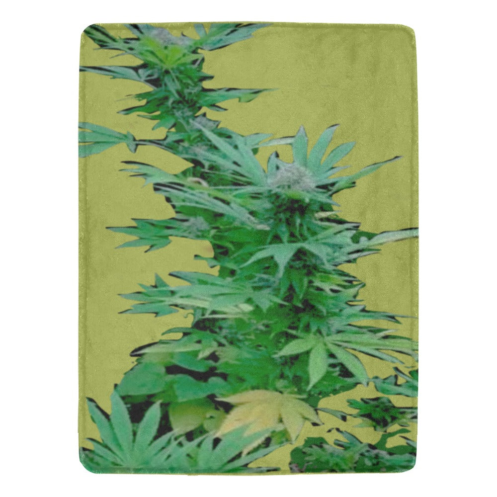fz blanket various (l) one size / fz blanket - natural green ultra-soft micro fleece blanket 60" x 80"(made in usa)
