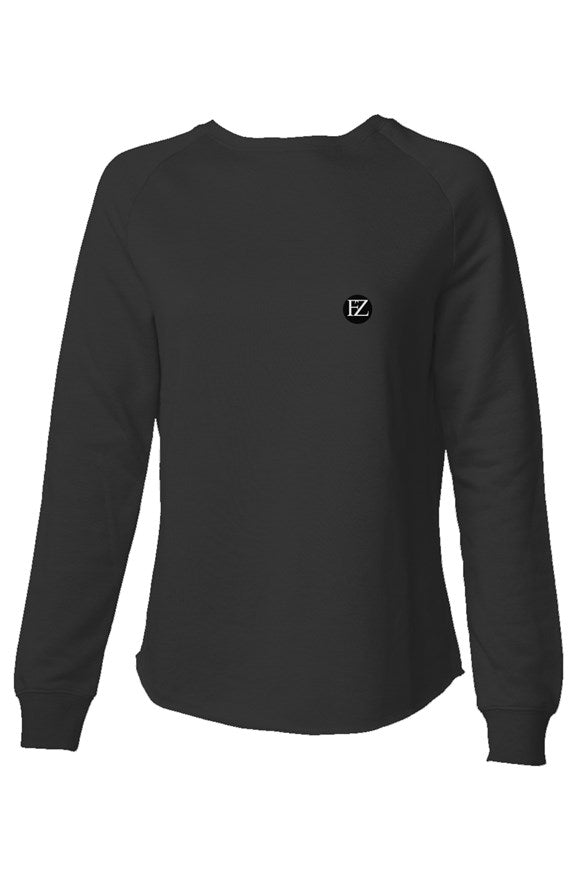 fz classic women's lightweight wash sweatsuit shirt