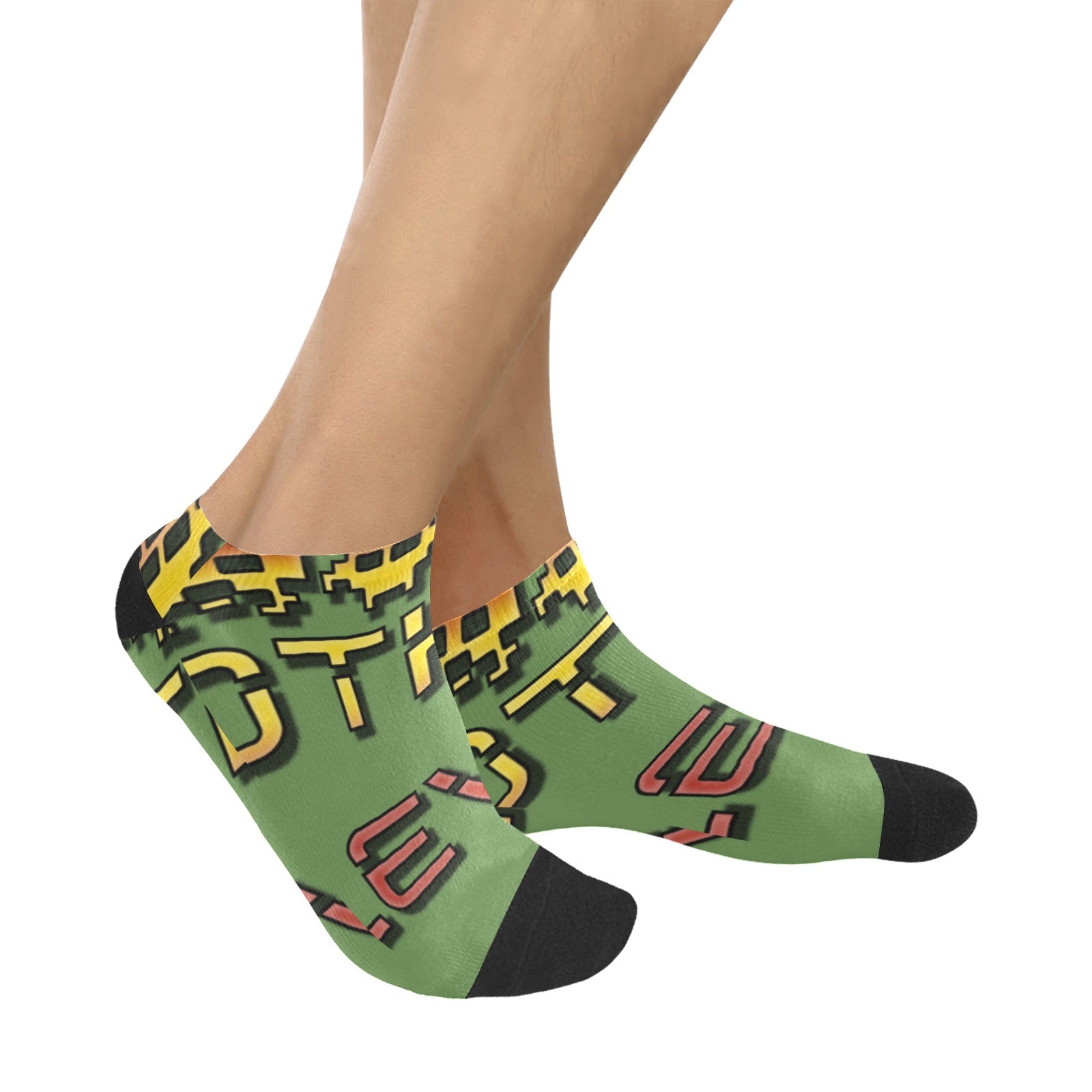 fz men's levels ankle socks one size / fz levels socks - green men's ankle socks