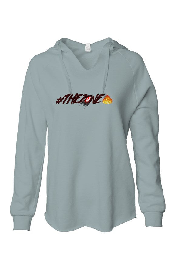 fz zone women's lightweight  wash hooded sweatshirt suit