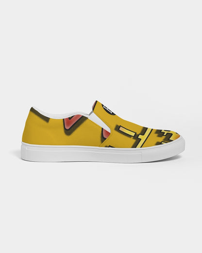 yellow zone women's slip-on canvas shoe