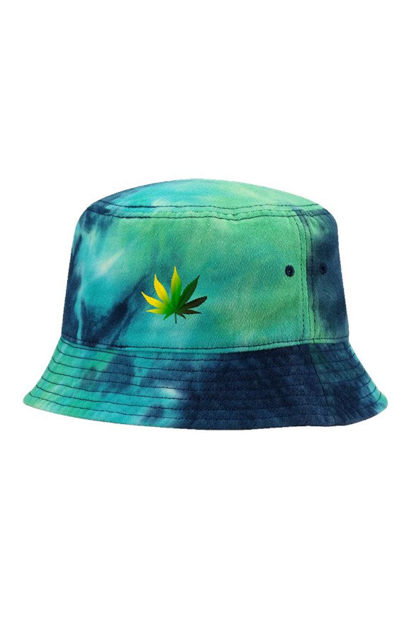 fz ocean tie-dye bucket hat - natural one size / ocean