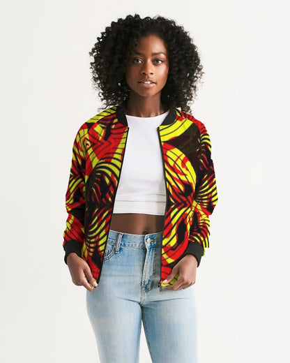 FZ AFRICAN PRINT Women's Bomber Jacket - FZwear