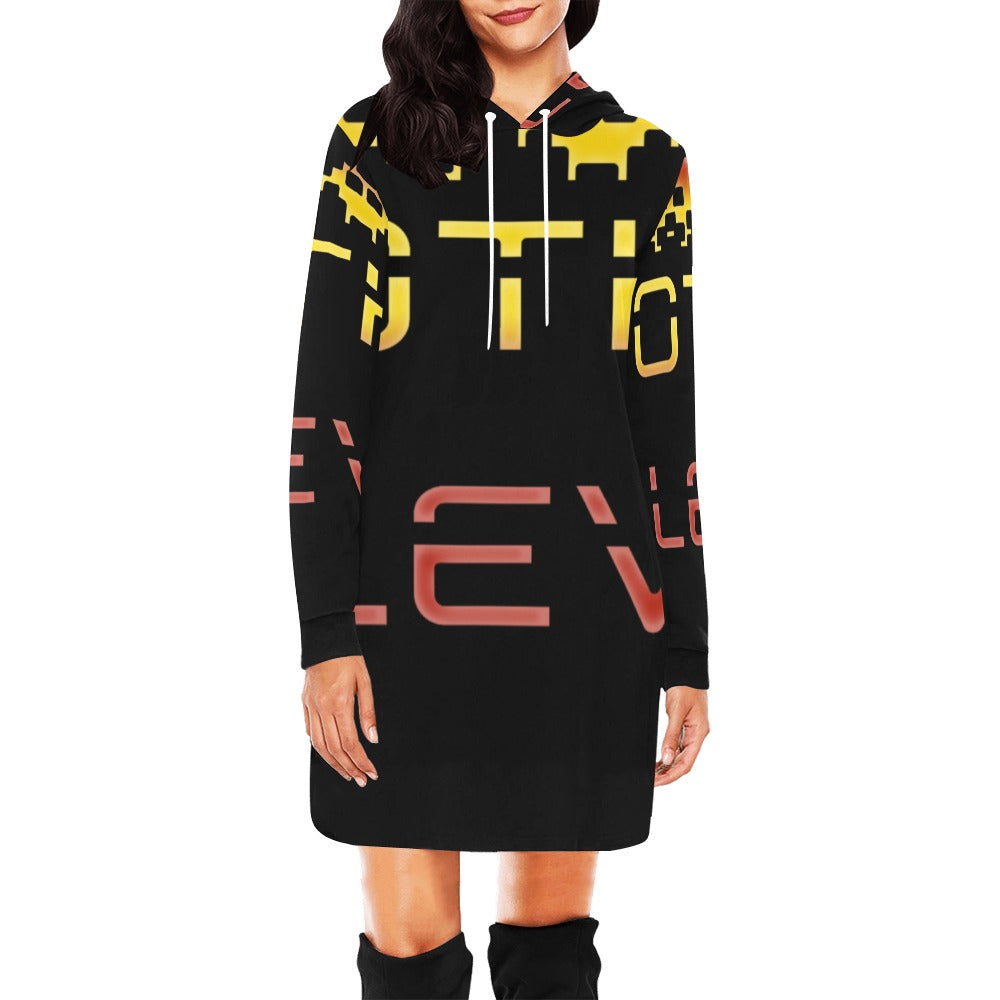 fz graphic women's hoodie dress