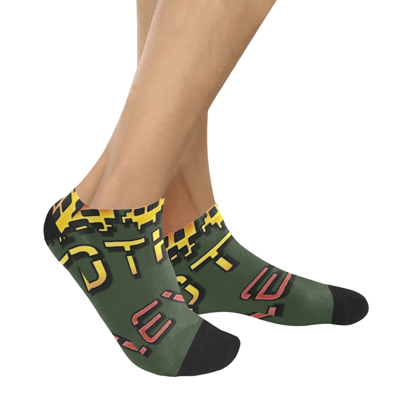 fz men's levels ankle socks one size / fz levels socks - dark green men's ankle socks