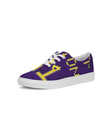 purple flite women's lace up canvas shoe